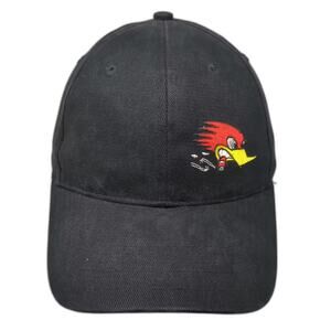 Kati Baseball Cap Black Red OS Mr Horsepower Embroidered Fitted Racing Bird Hat
